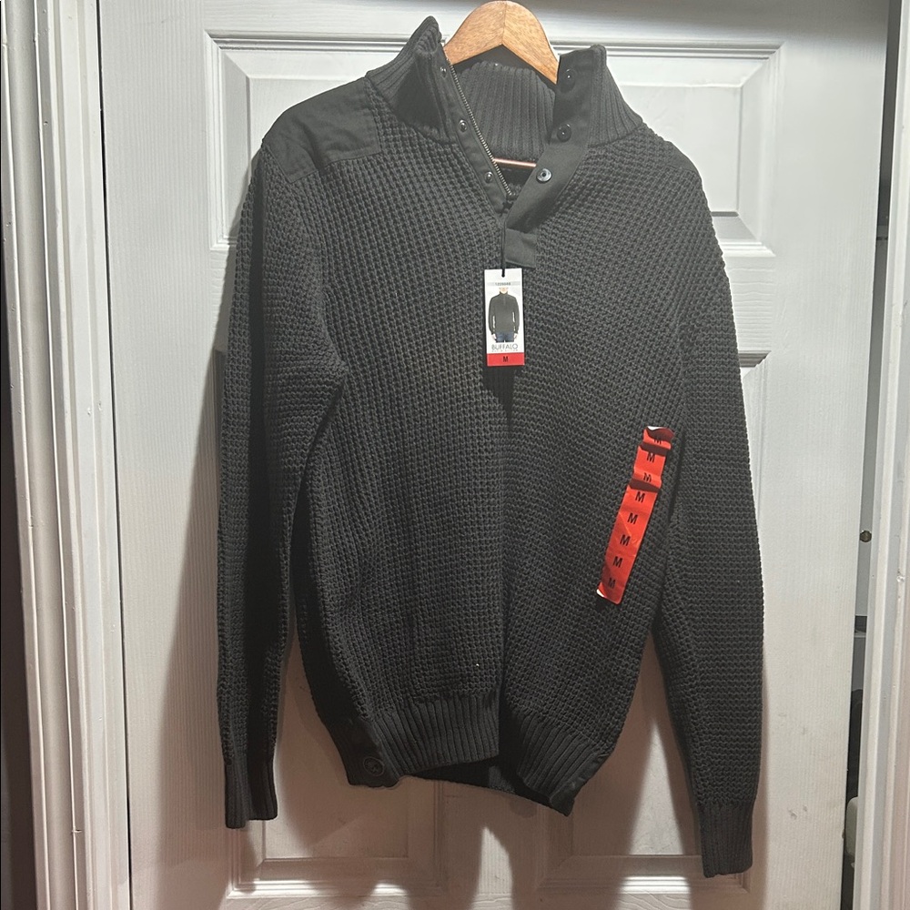 Buffalo David BItton Men's Black Sweater Sz M